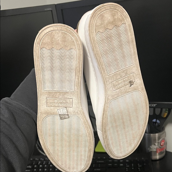 Kate Spade White and Gold Sneakers - Picture 4 of 4